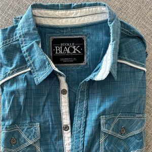 Buckle Black blue XL Short sleeve